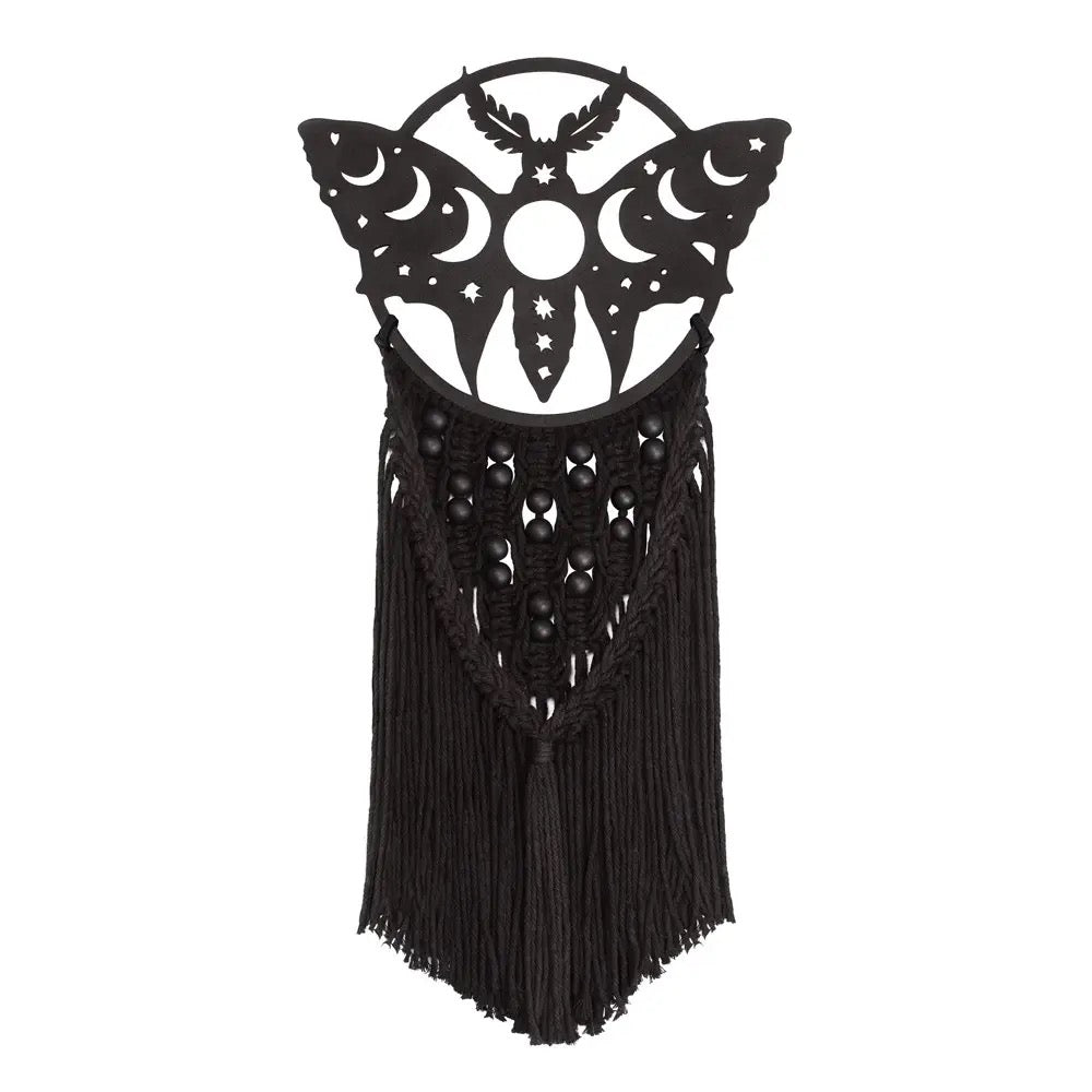 Lunar Moth Macramé Wall Hanging