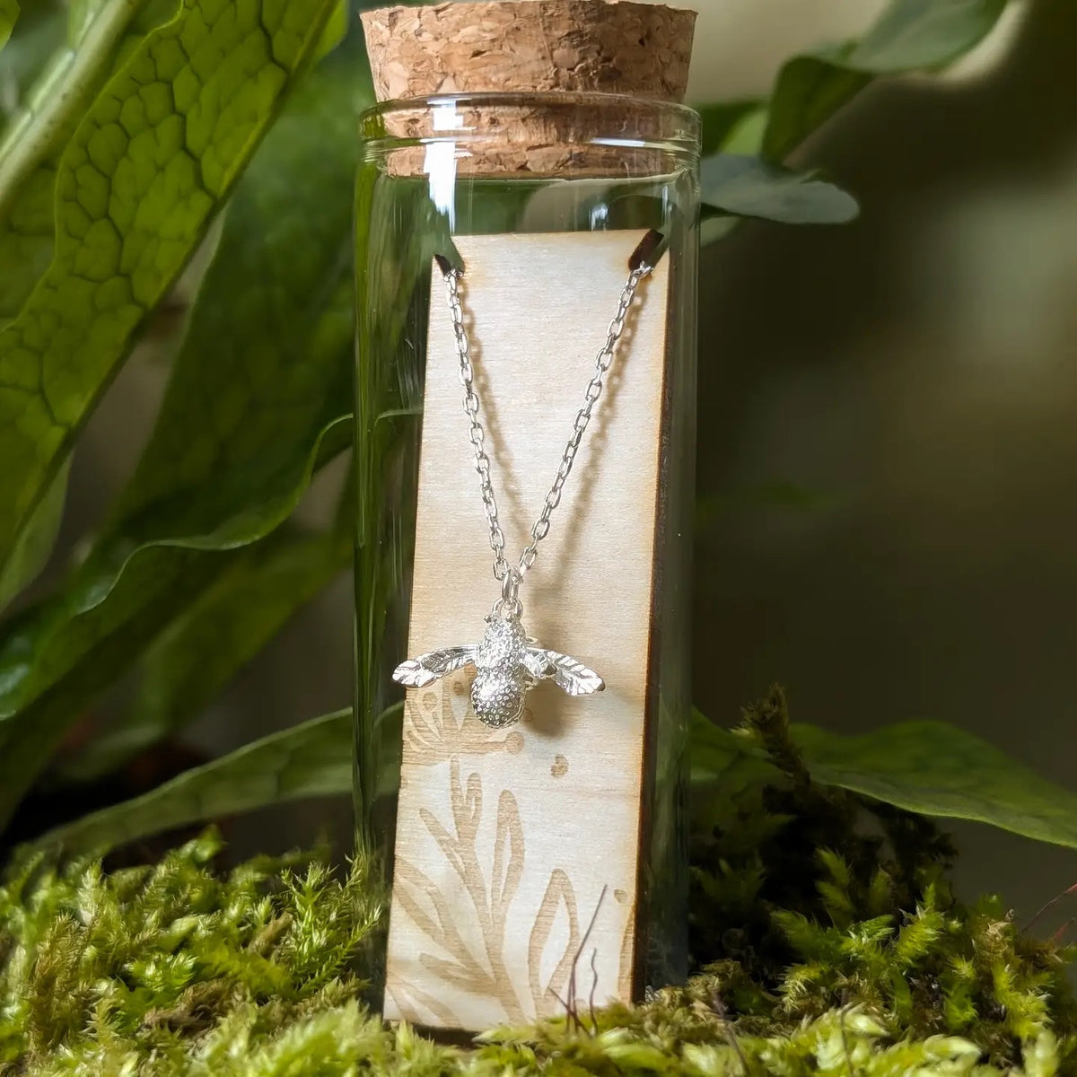 Bee Sterling Silver Necklace