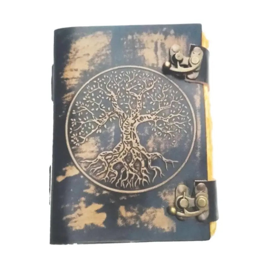 Tree of Life Black / Kraft Notebook Grimoire (13 X 18cm)