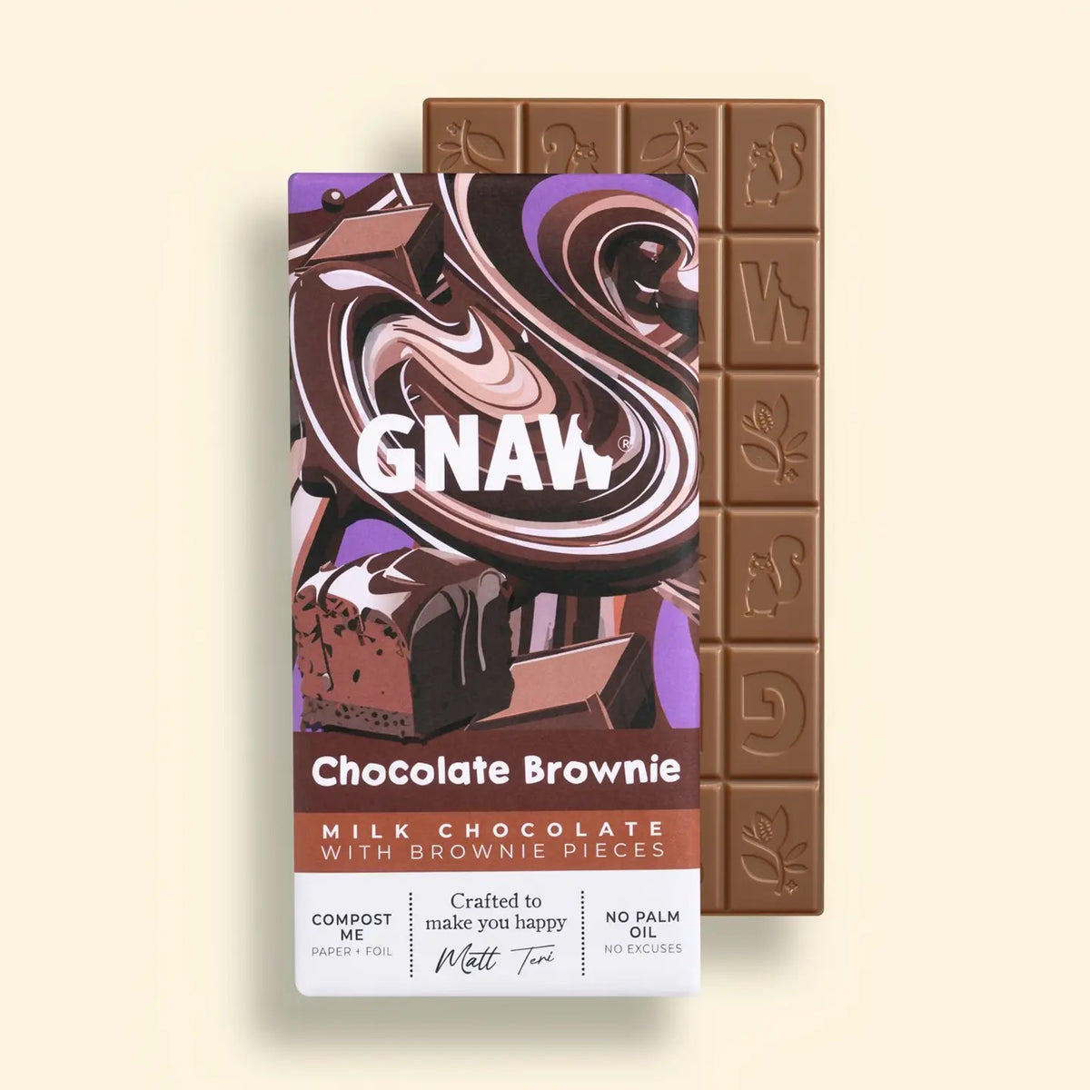 Chocolate Brownie Milk Chocolate Bar | 80g