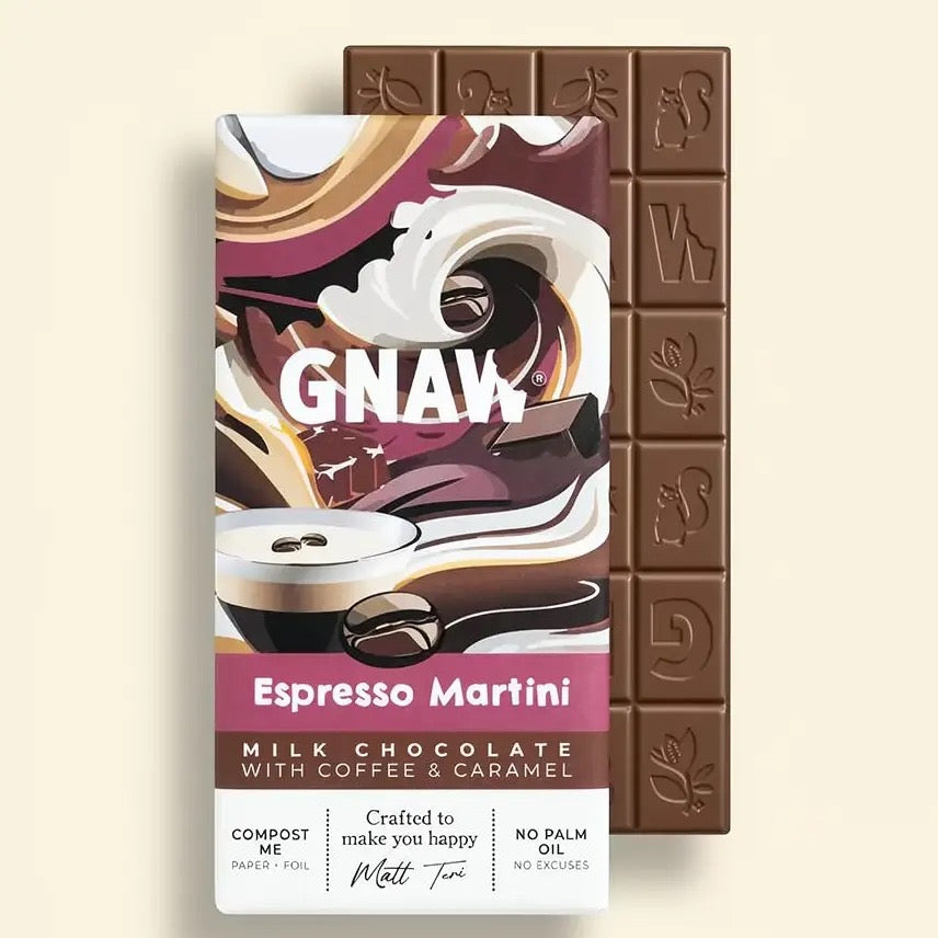 Espresso Martini Coffee Milk Chocolate Bar | 80g