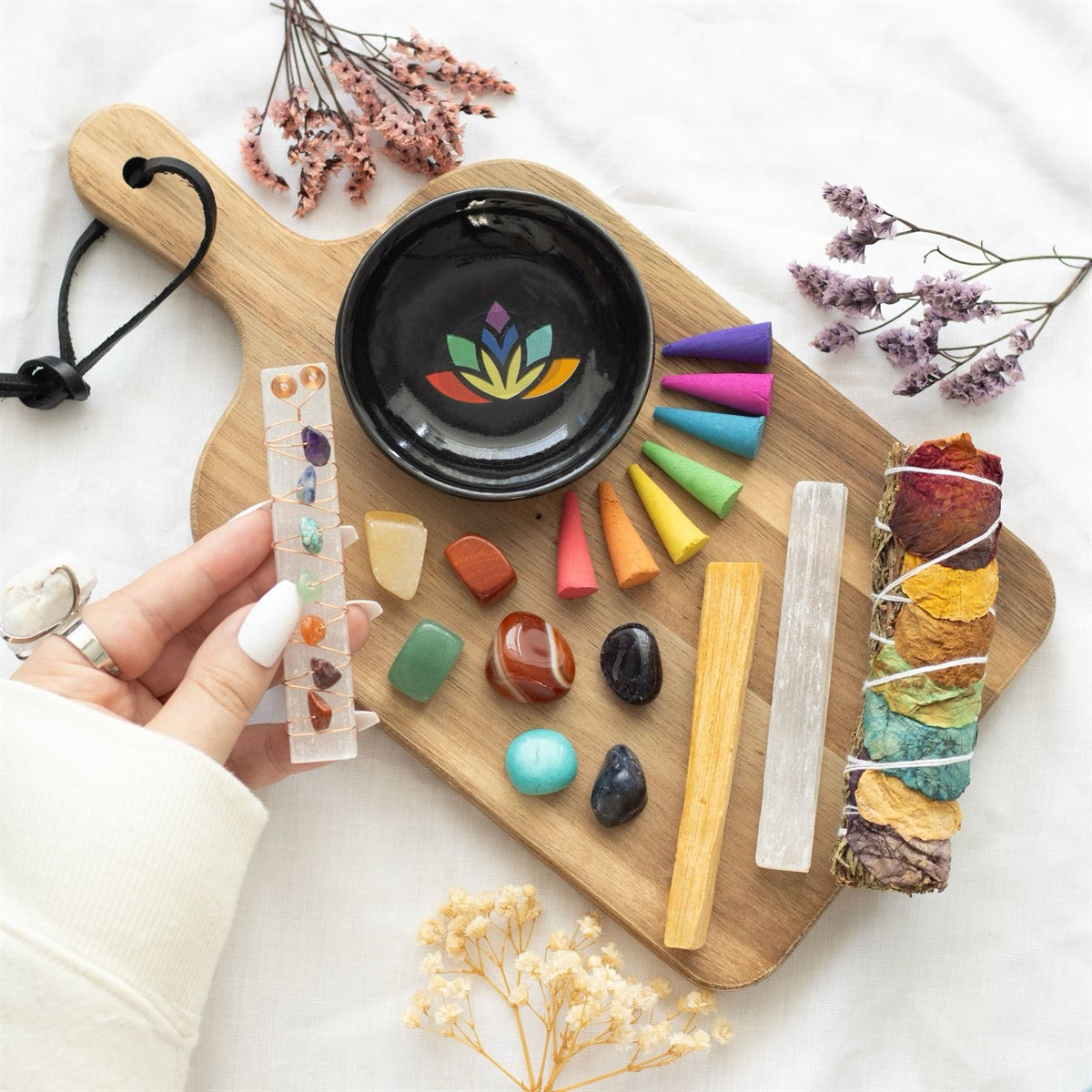 SACRED CHAKRA DELUXE HEALING AND WELLNESS KIT