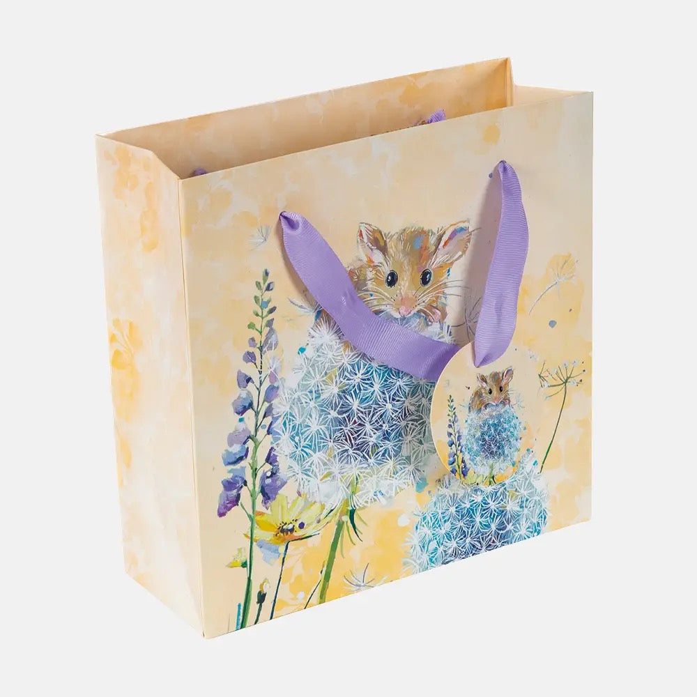 Field Mouse Floral Gift Bag