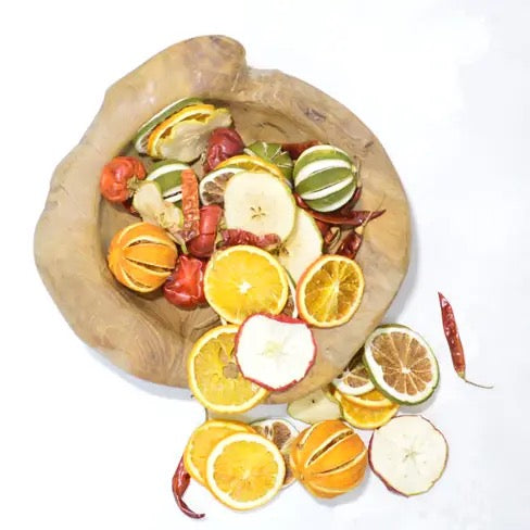 Dried Fruits for making festive decorations