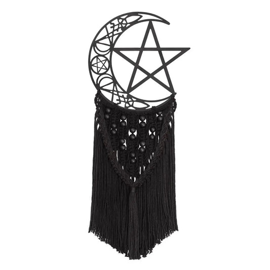 Moon Hex Macramé Wall Hanging
