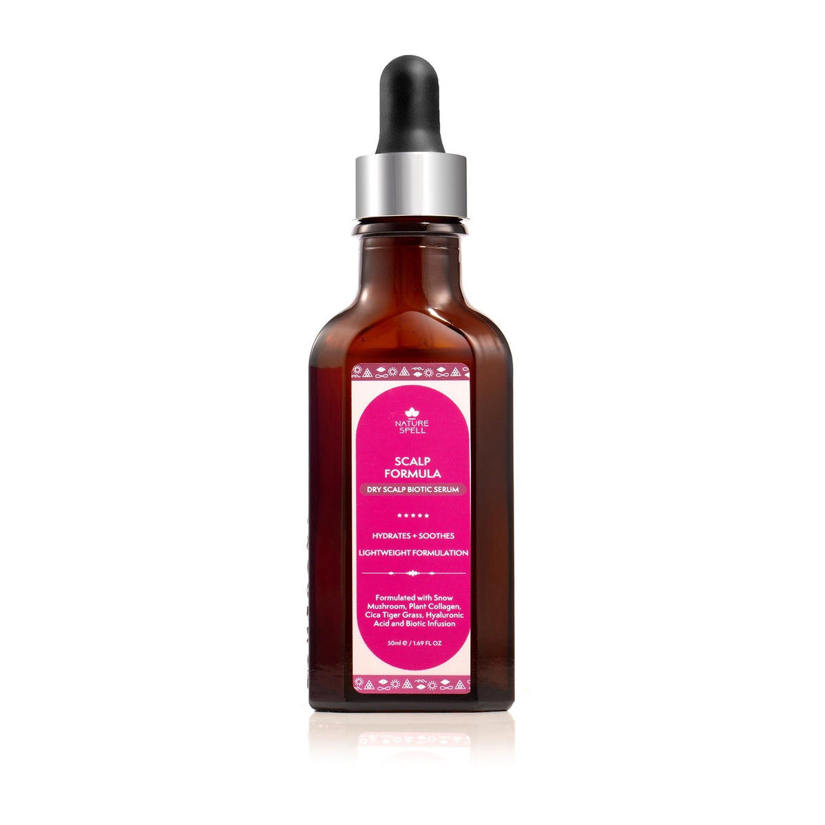 Nature Spell Oily Scalp Formula - Balance & Shine Peptide Serum For Oily Scalp with Ginseng + Witch Hazel