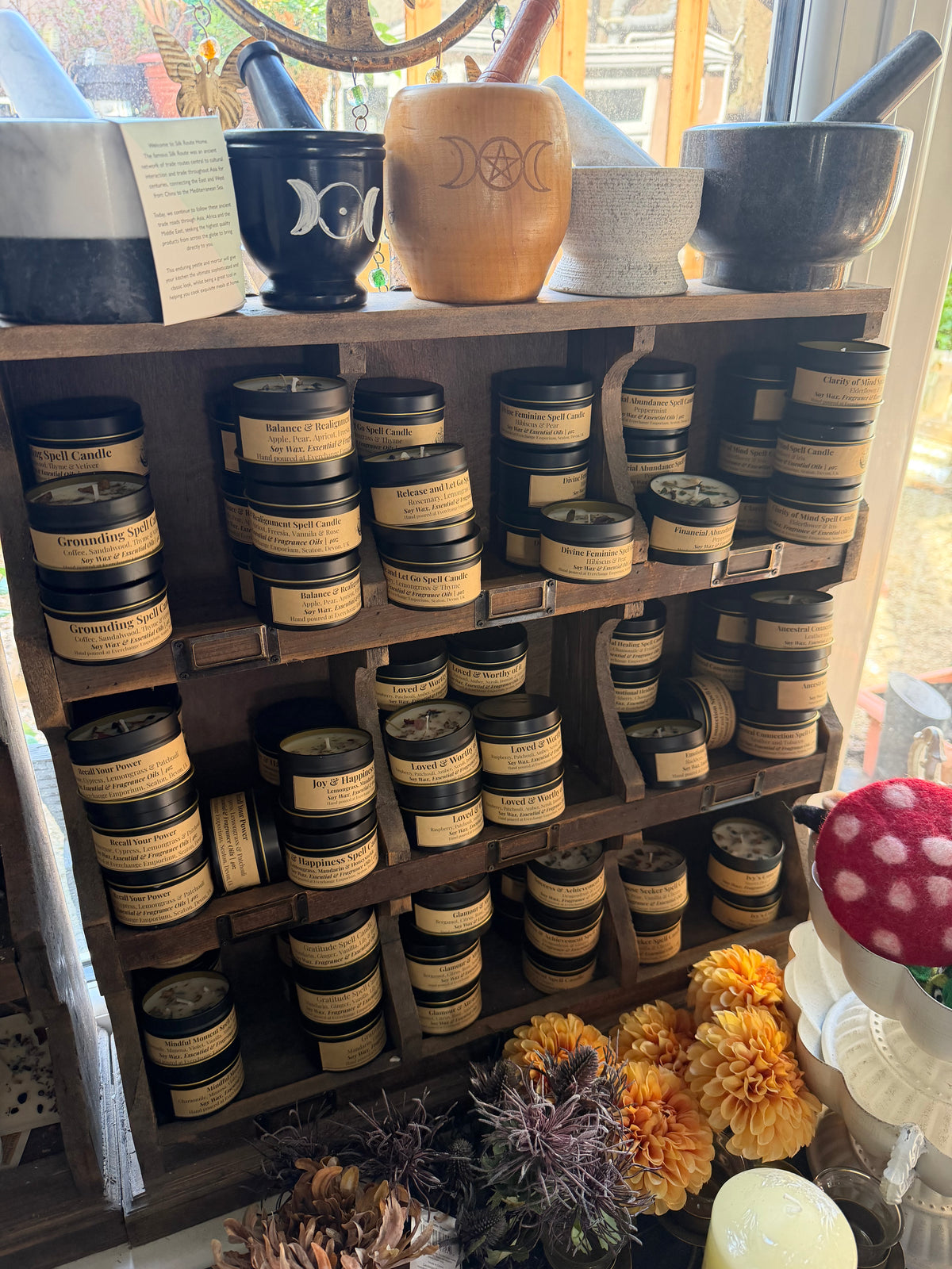 Spell Candles made at Everchange Emporium