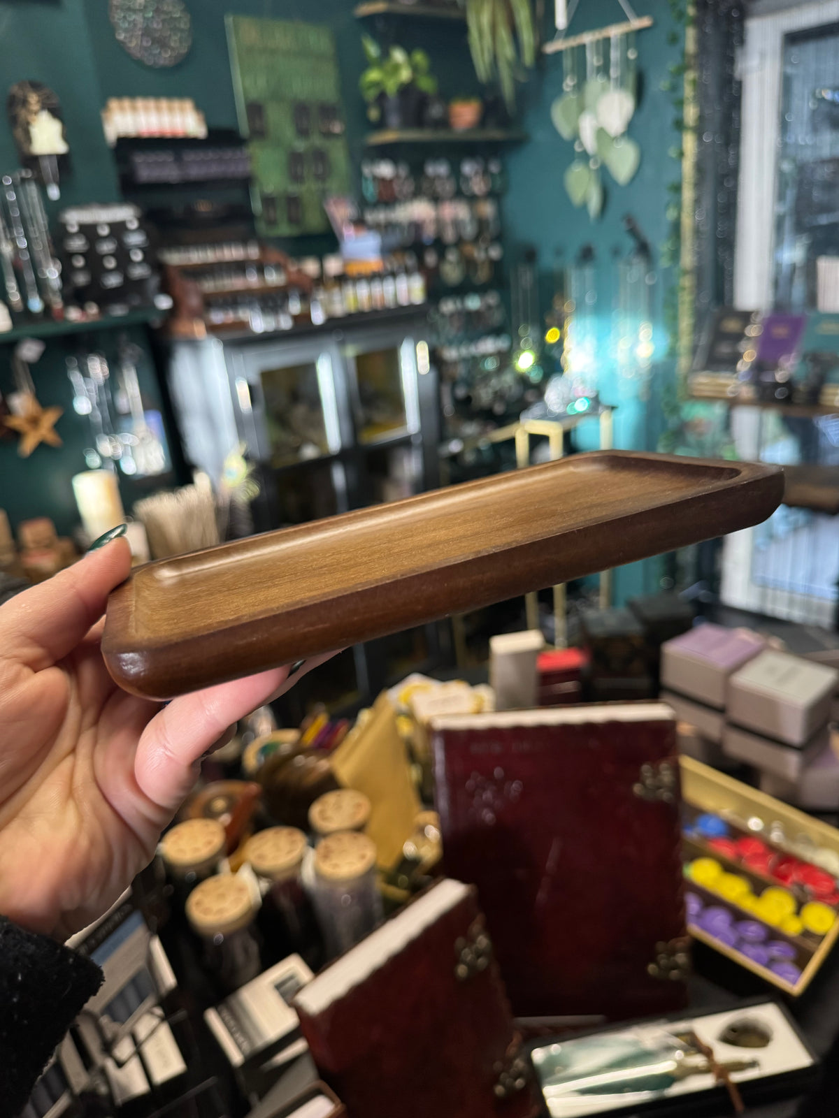 Rectangle Wooden Tray - Deity Altar Tray