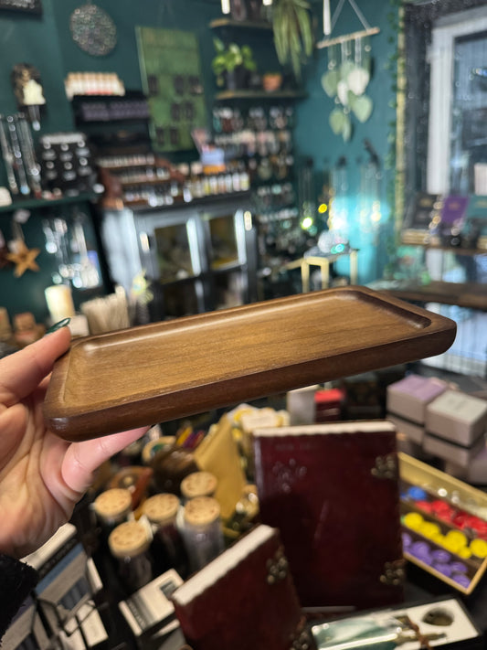 Rectangle Wooden Tray - Deity Altar Tray