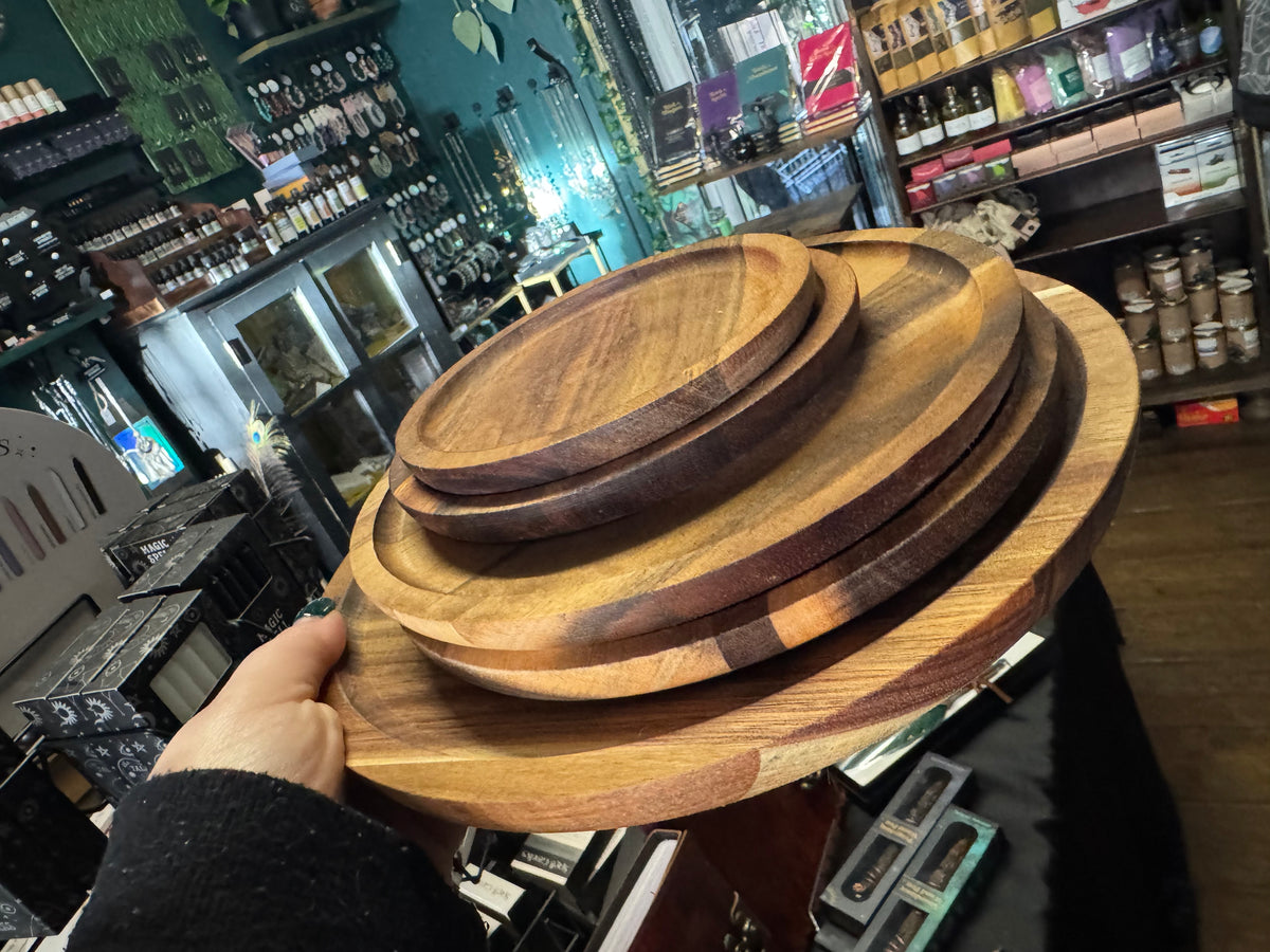 Wooden Tray for creating deity altar or using in spell work