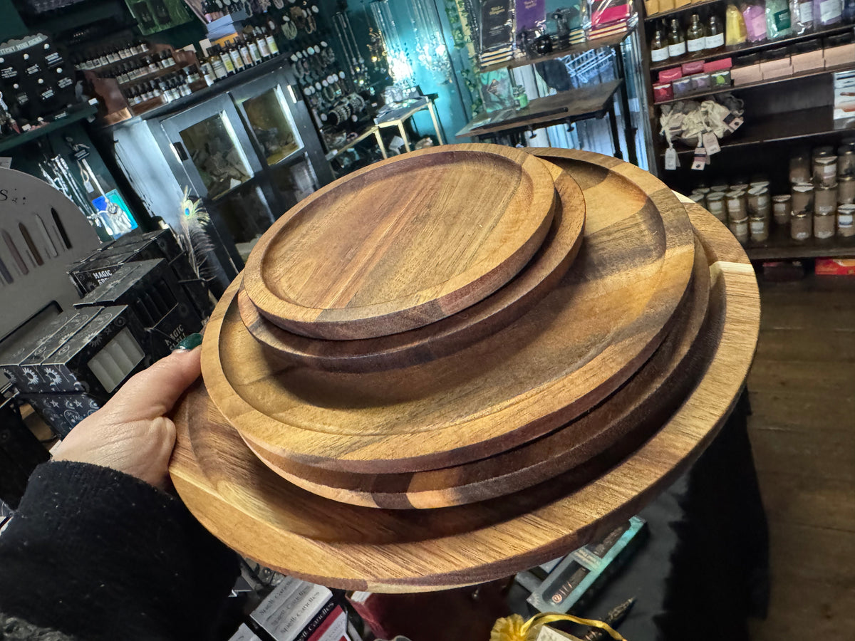 Wooden Tray for creating deity altar or using in spell work