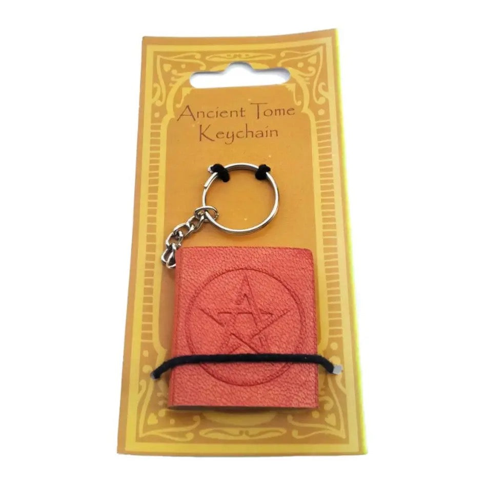 Keyring / Chain Notebook Ancient Tome Pentangle 5.5 X 5cm