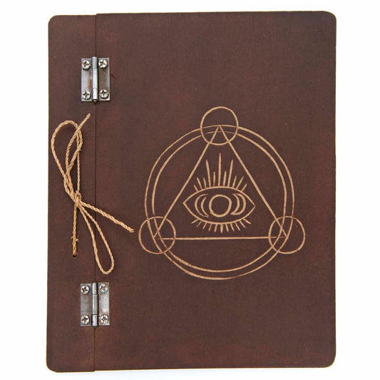 Evil Eye / Eye of Providence Hardcover Grimoire, Book of shadows, Notebook