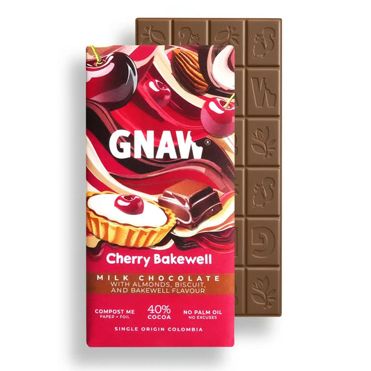 Cherry Bakewell Milk Chocolate Bar | 80g