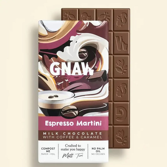 Espresso Martini Coffee Milk Chocolate Bar | 80g