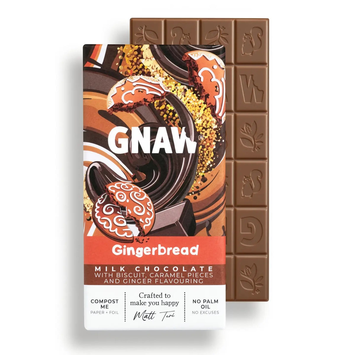 Gingerbread Milk Chocolate Bar | 80g