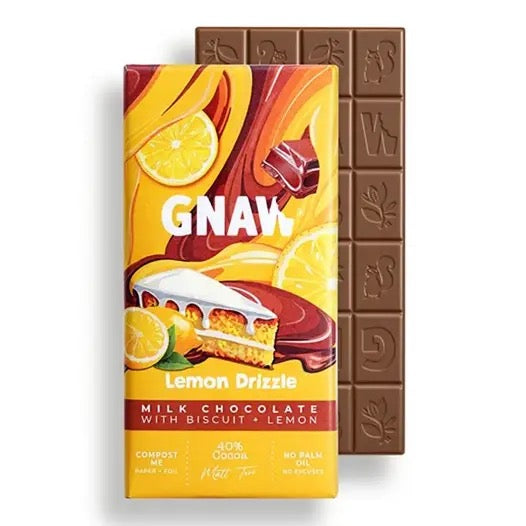 Lemon Drizzle Milk Chocolate Bar | 80g