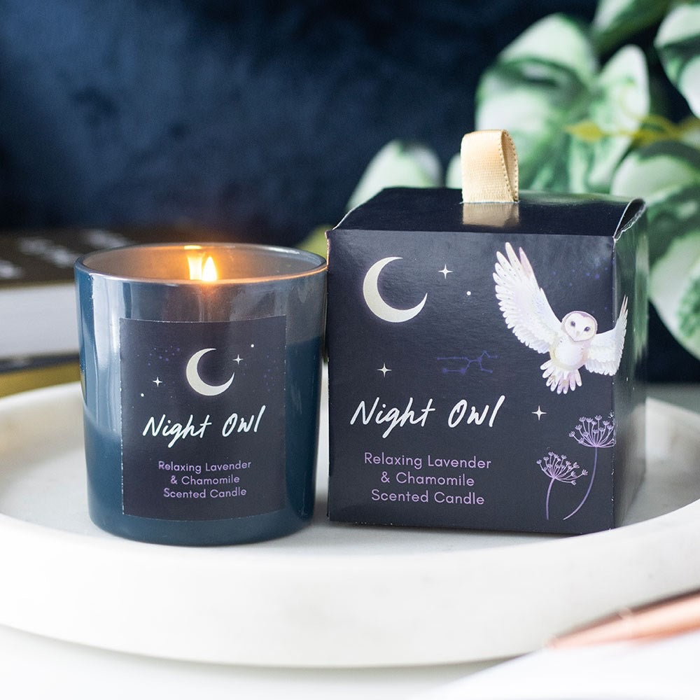 Night Owl Candle - Lavender and Chamomile scented candle
