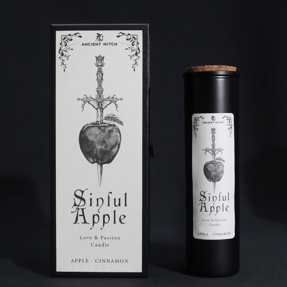 Sinful Apple Ritual Candle - Spell casting for Passion and Attraction