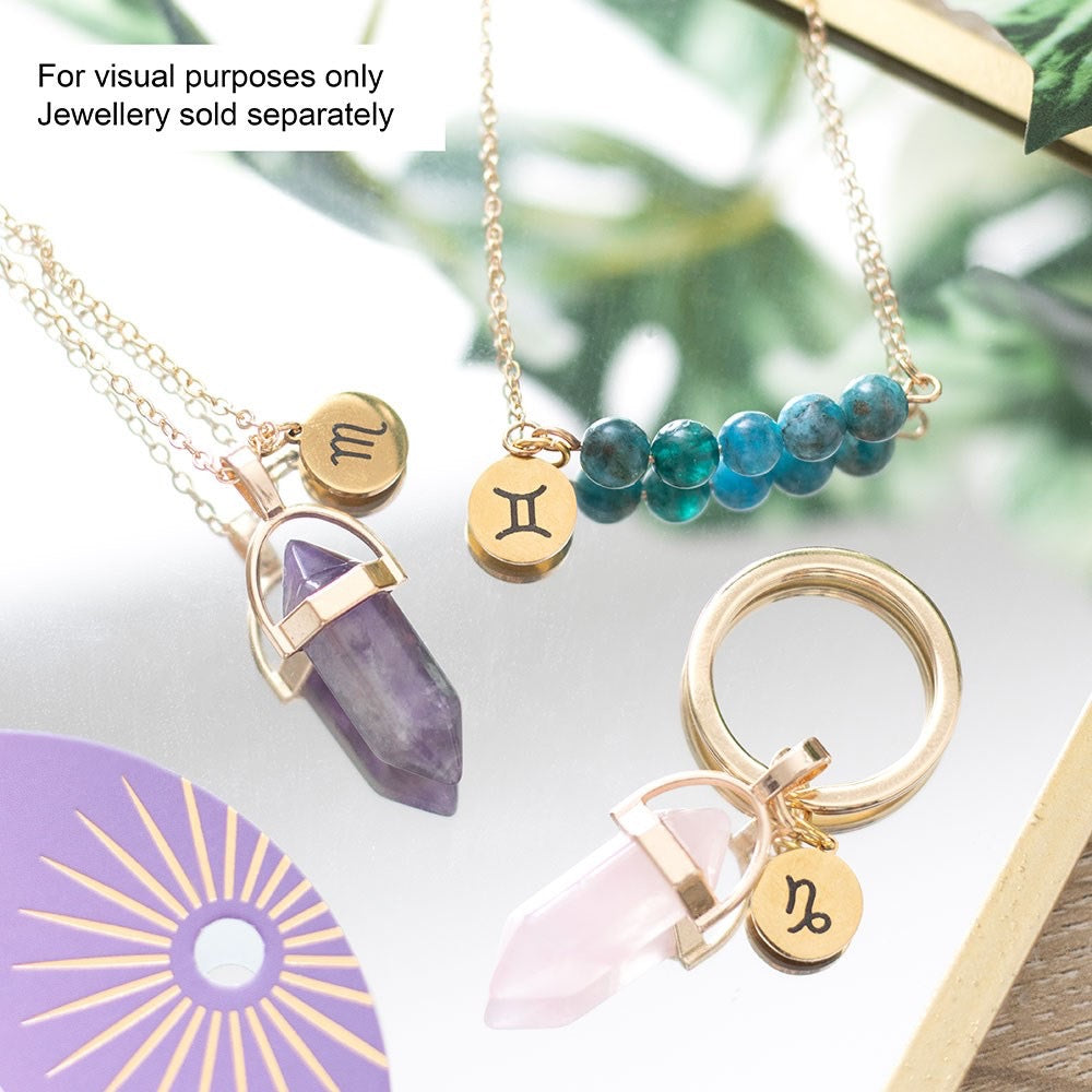 Zodiac Charm Gold Tone - Star Sign Charm for Jewellery and accessories