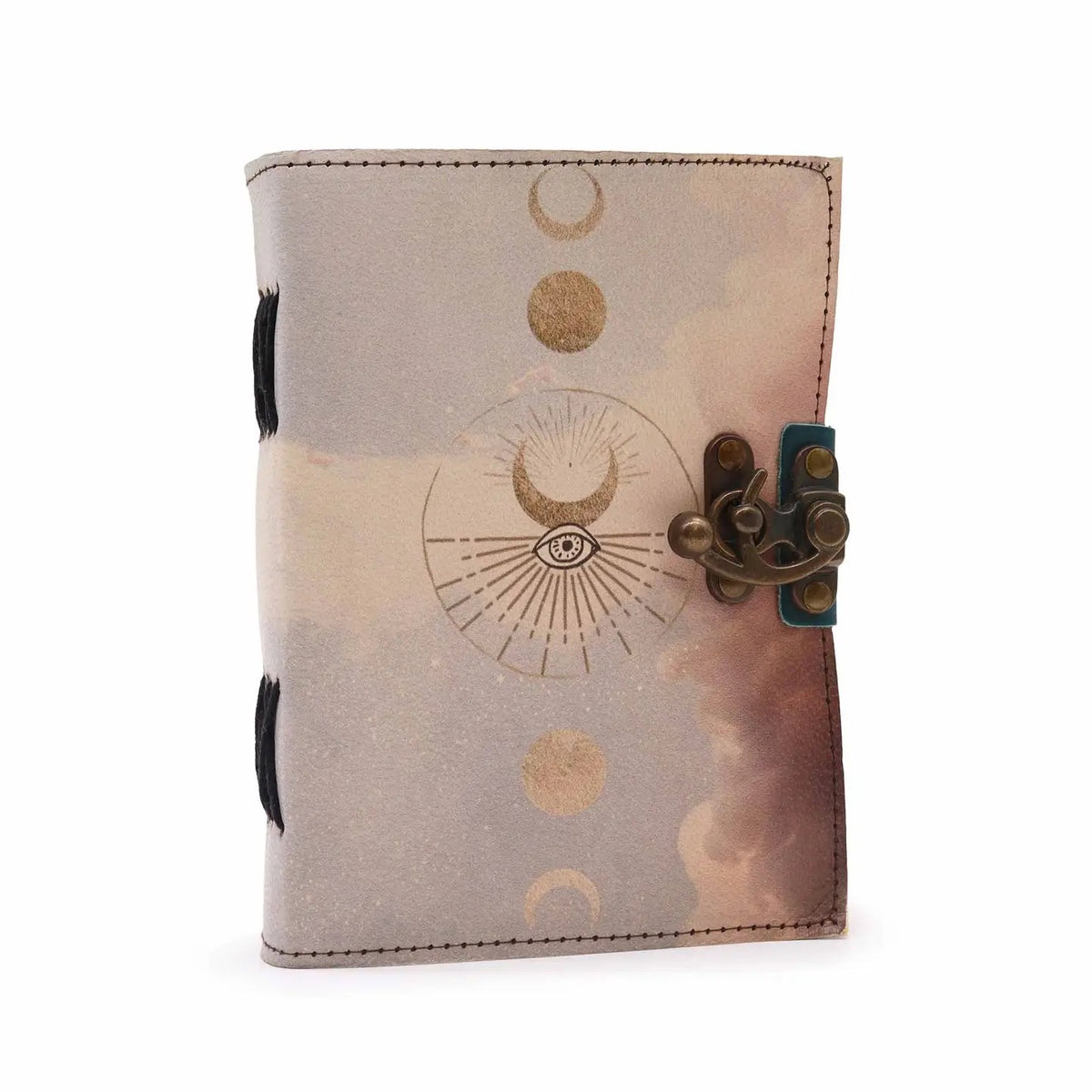 Leather Moon Phase Grimoire (18cm x 13cm)