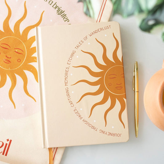 Sun Lined A5 Notebook