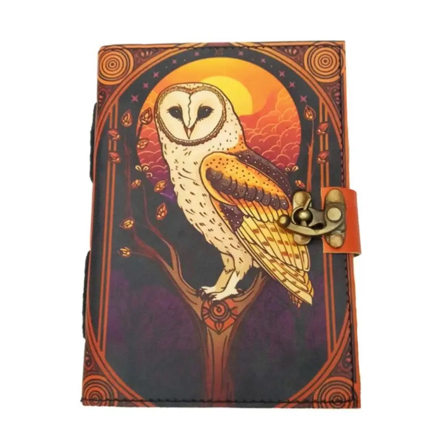 Owl Notebook/ Grimoire (13 X 18cm)