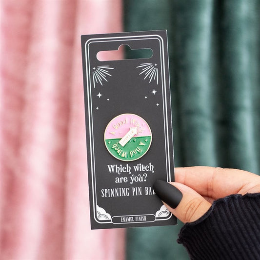 Which Witch are you? Spinning Pin Badge