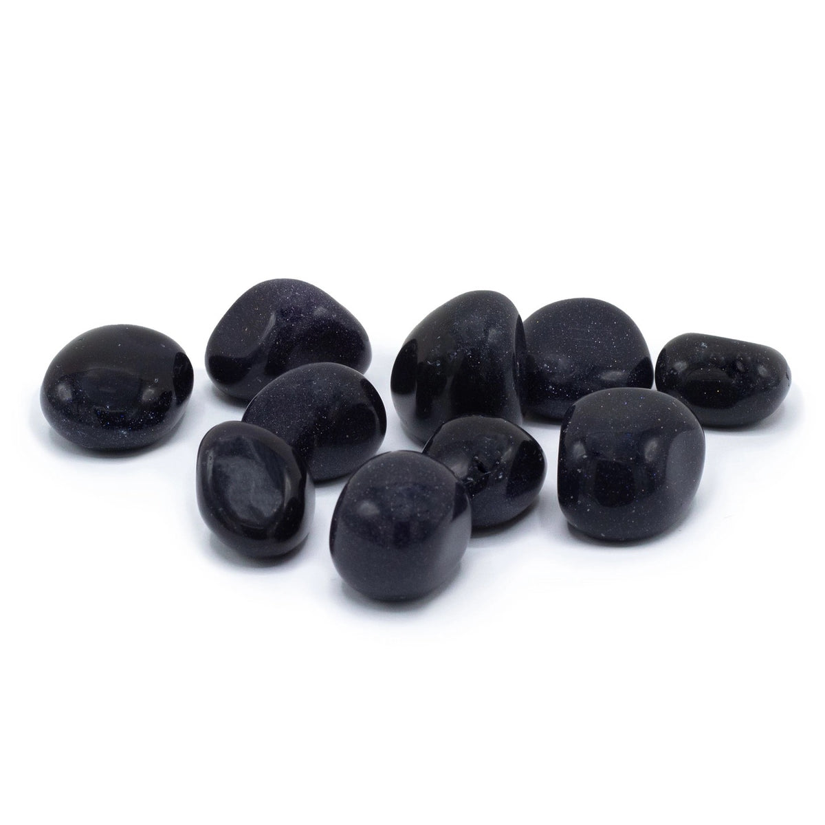 Blue Goldstone Crystal Tumble Stone