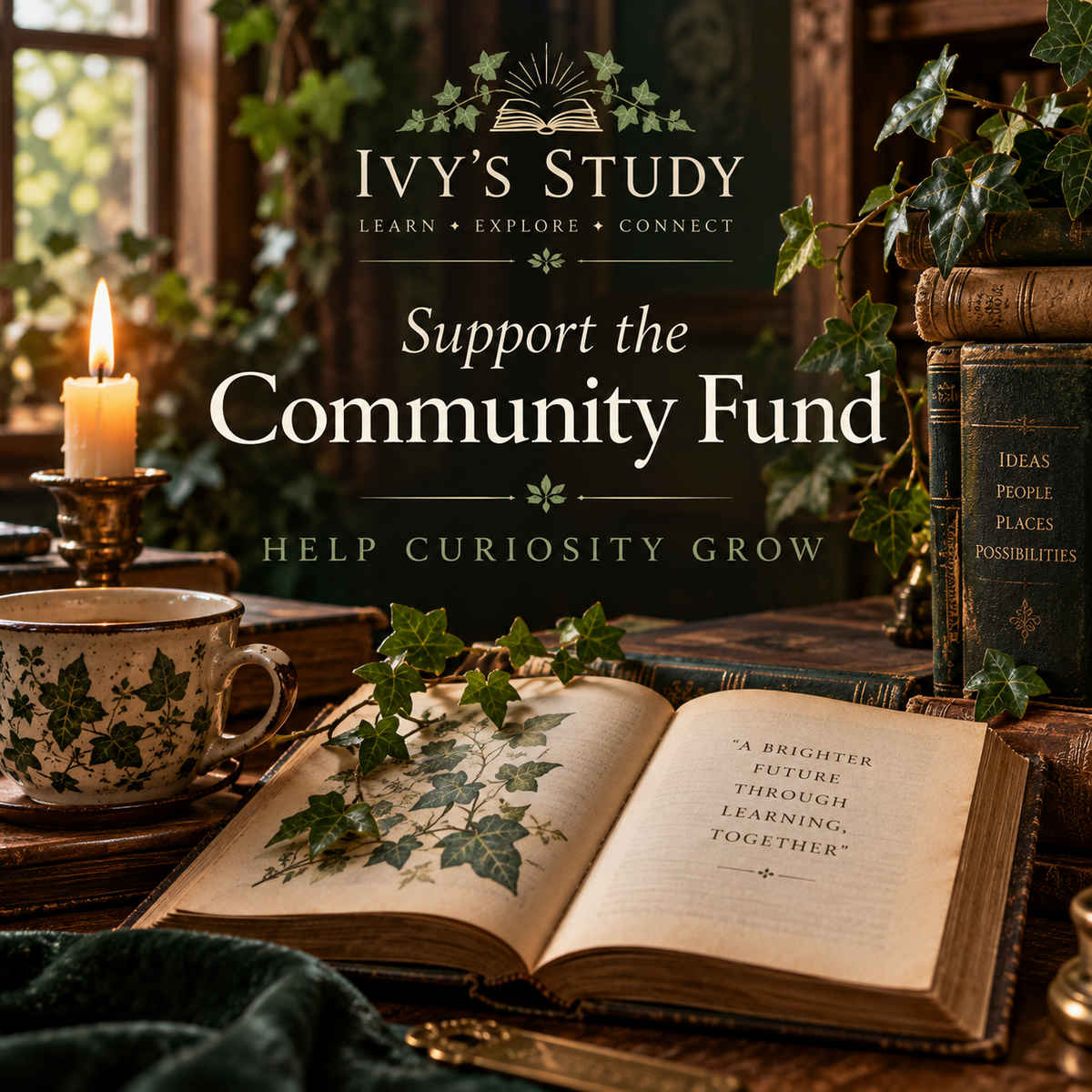 Support the Ivy's Study Community Fund | Make a Donation