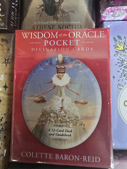 Wisdom of the Oracle Pocket Divination Cards : A 52-Card Oracle Deck for Love, Happiness, Spiritual Growth, and Living Your Purpose by Colette Baron-Reid
